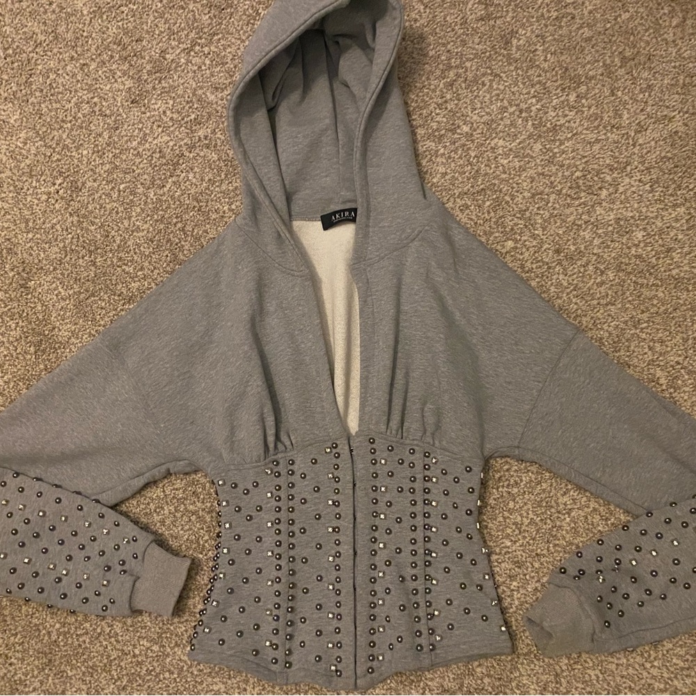 Akira Corset Studded Sweater